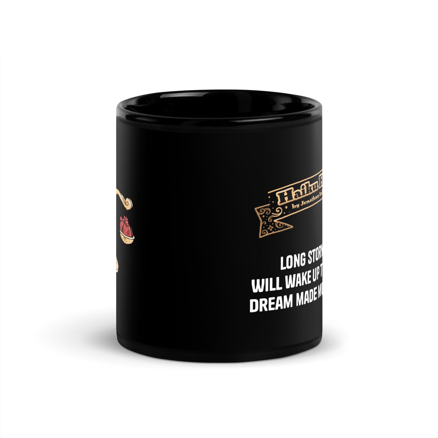 Libra Black Glossy Mug