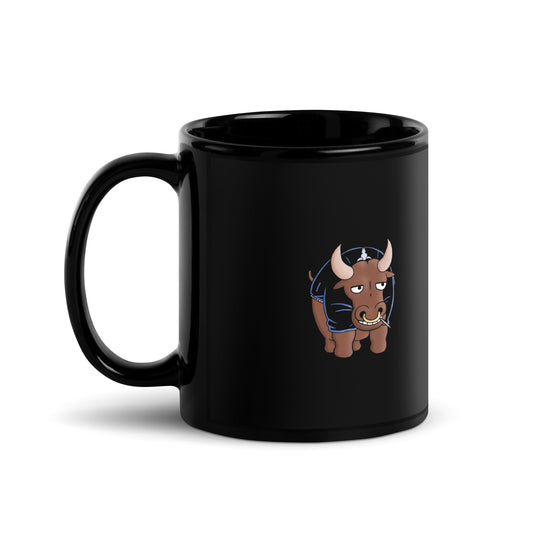 Tauros Black Glossy Mug